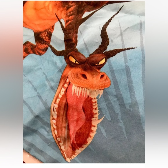 How To Train Your Dragon 1 PILLOW CASE Queen Size 30x20” Bed Throw Cushion Cover - Picture 7 of 10